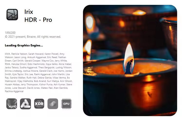 Irix HDR Pro / Classic Pro 2.3.51