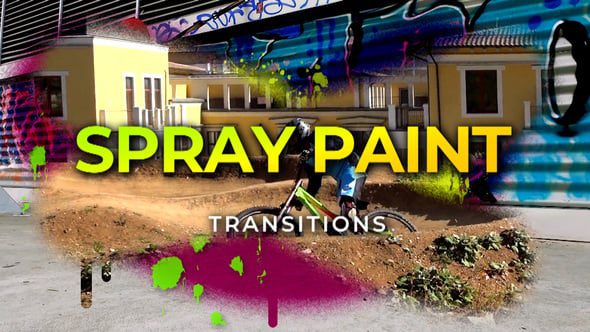 Videohive - Spray Paint Transitions 59752718