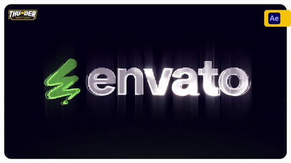 Videohive - Dynamic Pixel Logo Reveal 59716150