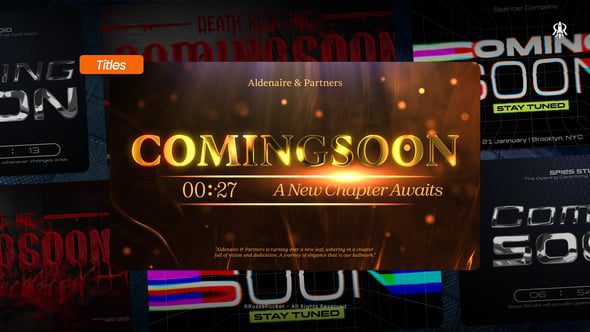Videohive - Cooming Soon Titels 59765248