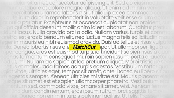 Videohive - Match Cut 59697464