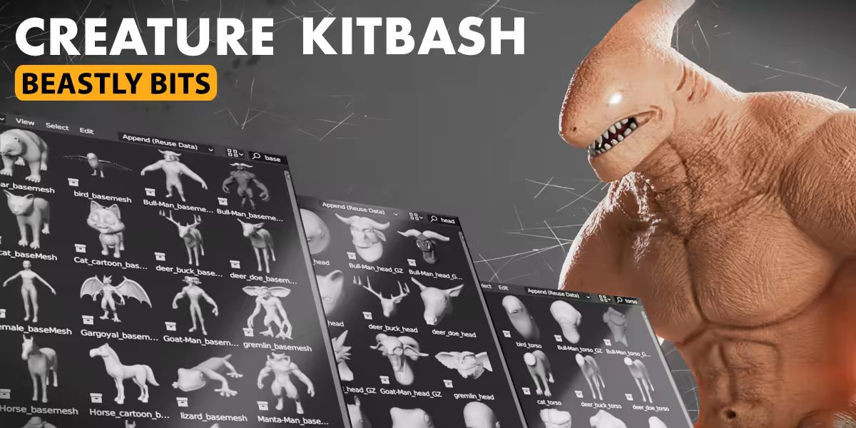 Blender Market - Creature Kitbash