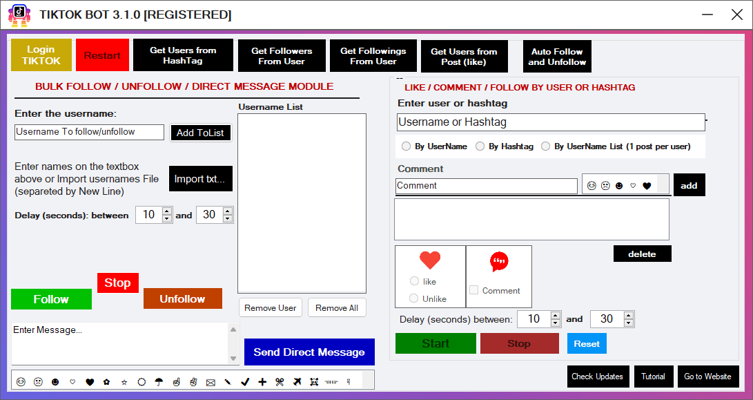 TikTok Bot Pro 3.6.5