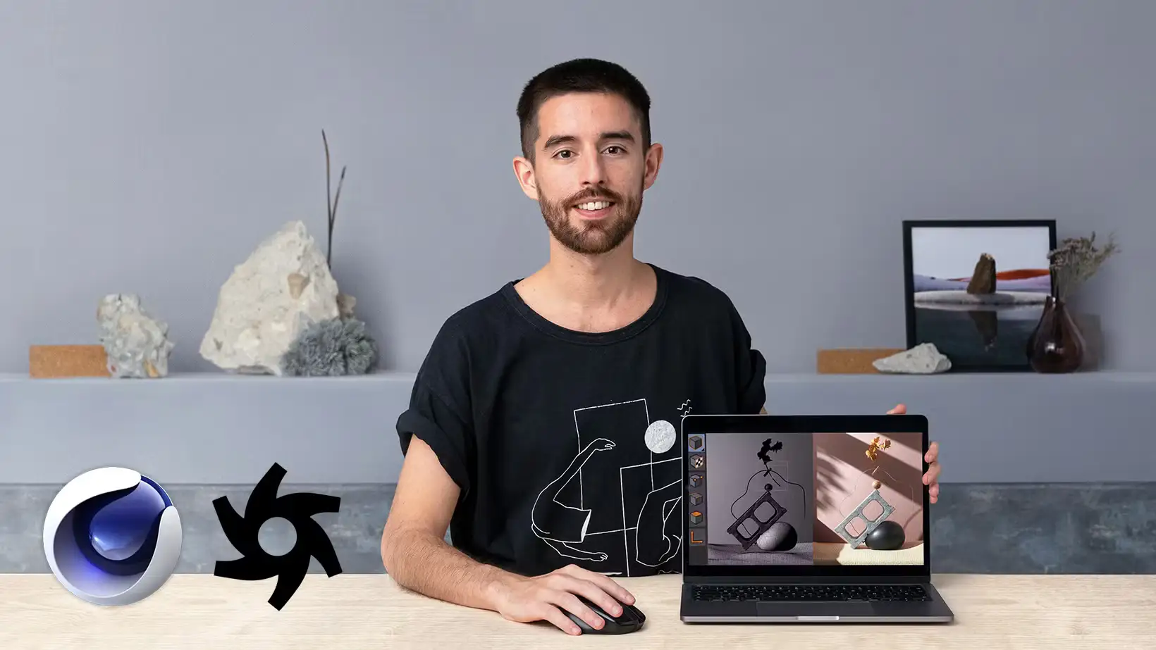 Domestika - Still-Life Composition in 3D