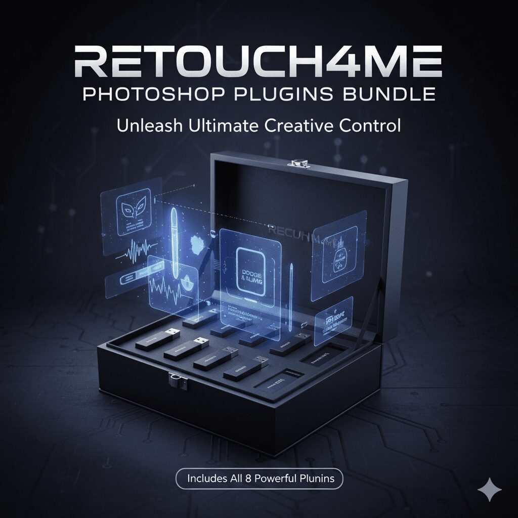 مجموعة Retouch4me الاحترافية لتنقيح الصور في فوتوشوب (النسخة الشاملة)