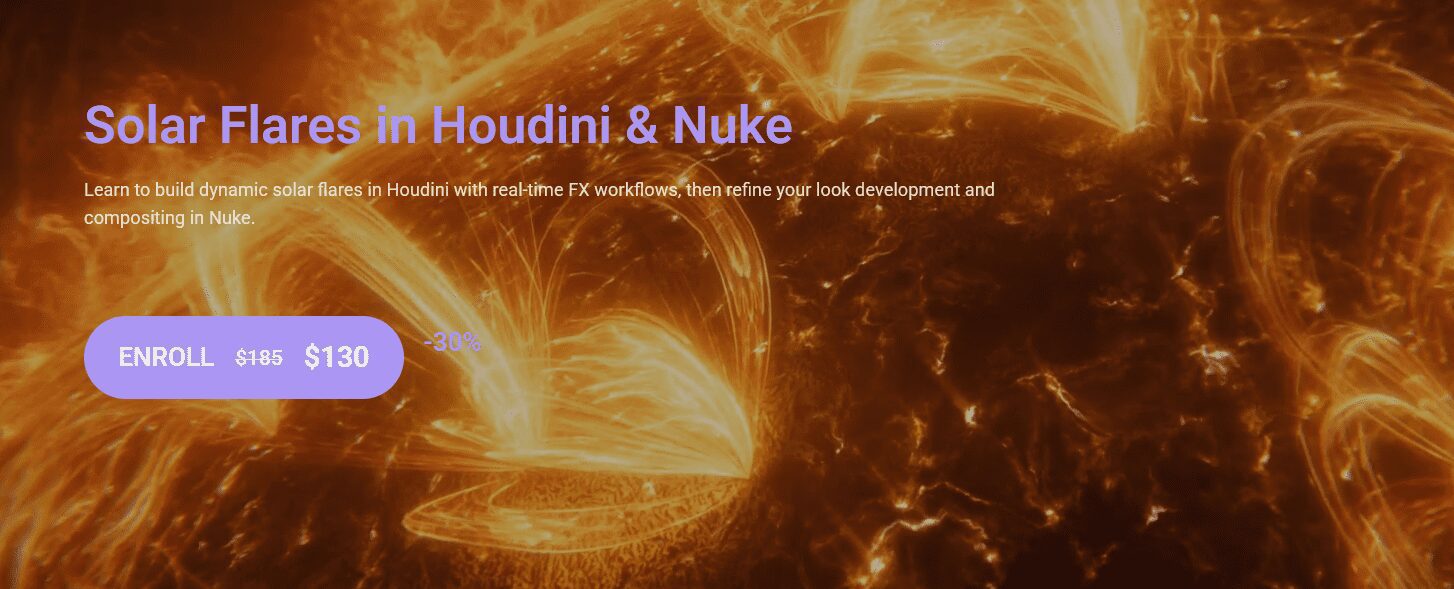 Voxyde - Solar Flares in Houdini & Nuke - With Project files 19 Voxyde - Solar Flares in Houdini & Nuke - With Project files