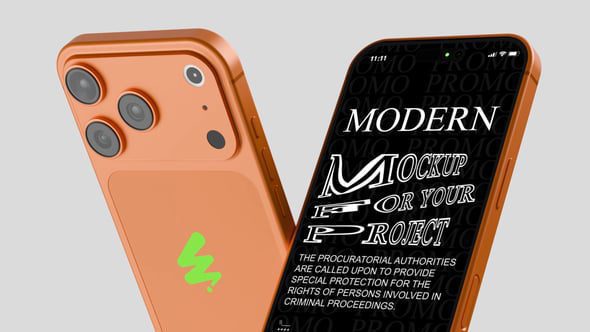 Videohive - Phone 17 Pro Max Mockup App promo V.2 60907028