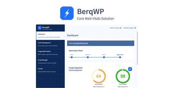 تحميل BerqWP v3.0.11 - أفضل إضافة ووردبريس شاملة لتحسين السرعة والـ SEO 2026