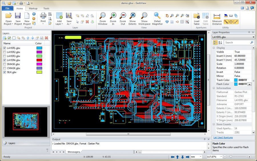 تحميل GerbView v11.33: أقوى مستعرض ومحول لملفات Gerber و PCB 26 مسودة تلقائية
