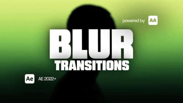تحميل Blur Transitions Pack لـ After Effects - أفضل حزمة انتقالات سينمائية 2026