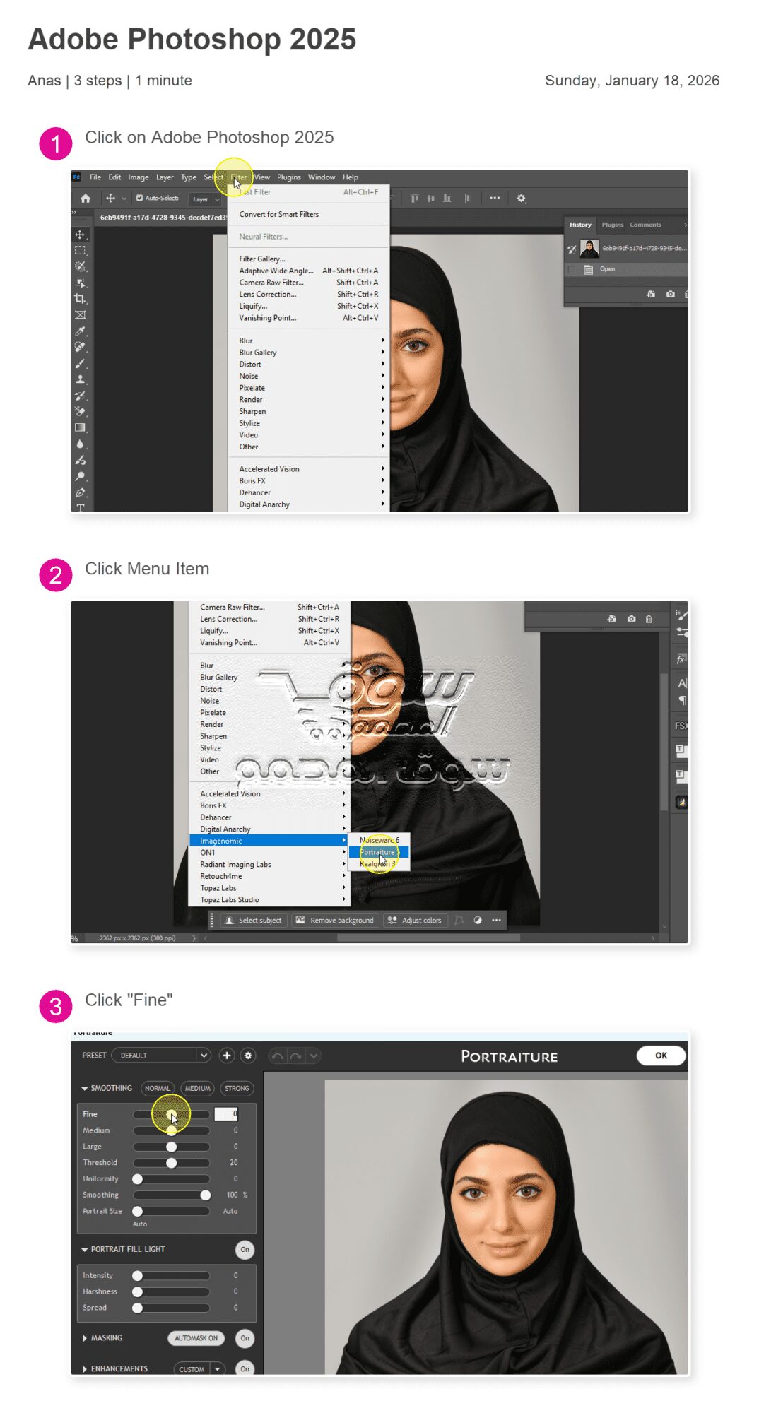 Imagenomic Portraiture 302 | أفضل فلتر تنقية البشرة للفوتوشوب