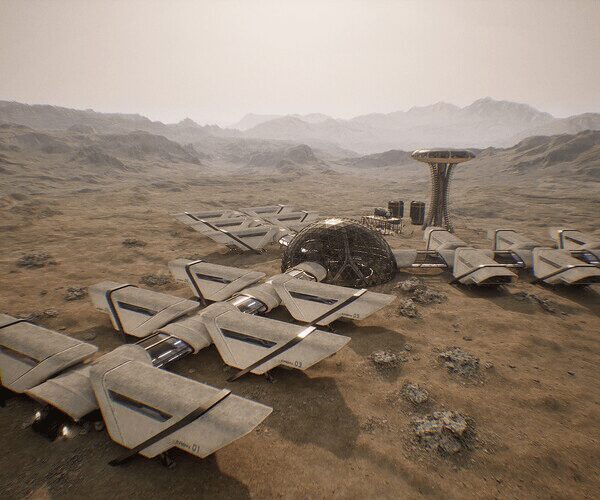 Unreal Engine - UCreate Sci fi Base Outpost (5.1)
