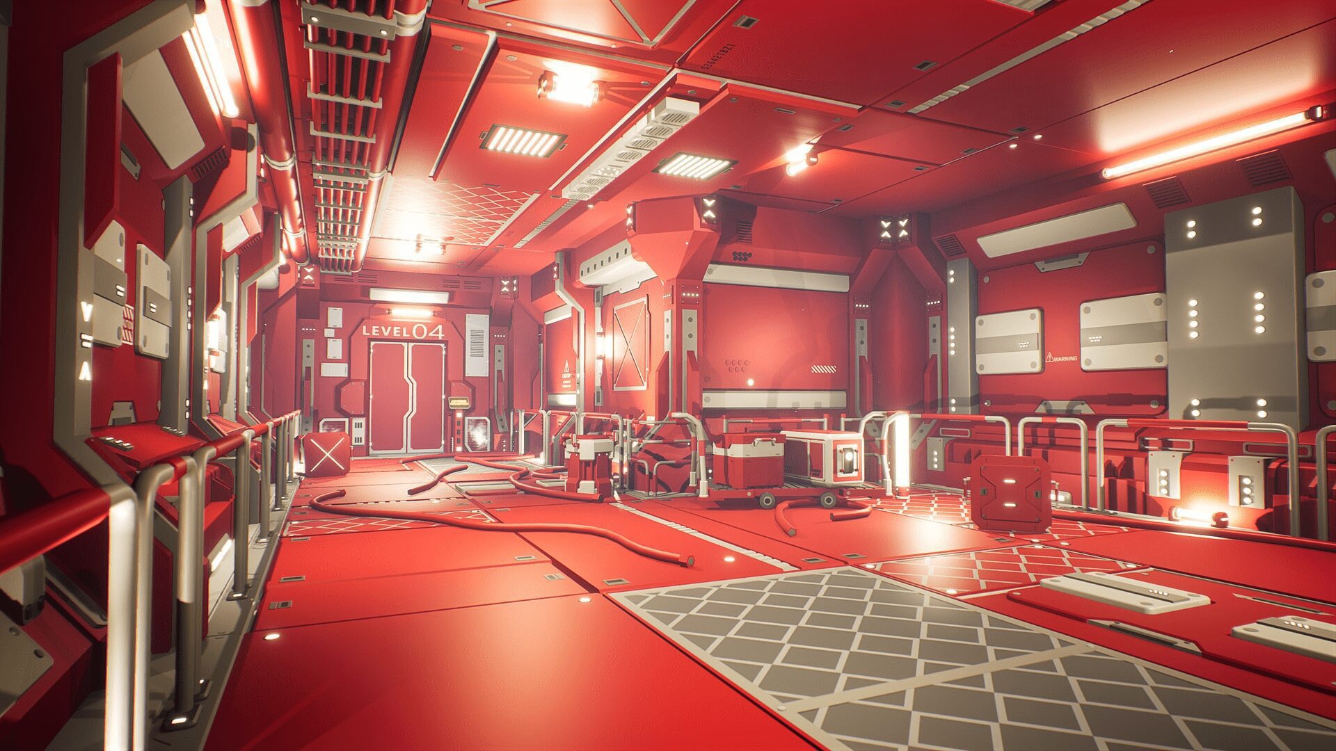 Sci-Fi Corridor - Low Poly Environment (5.7)