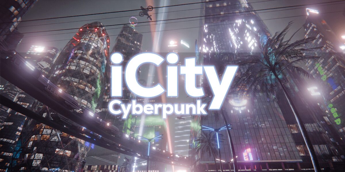 Blender - iCity Cyberpunk Theme v1.7.1 (Superhive Market)