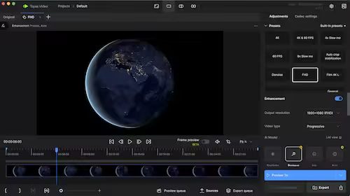 تحميل Topaz Video AI لنظام macOS - تحسين جودة الفيديو بالذكاء الاصطناعي 2026