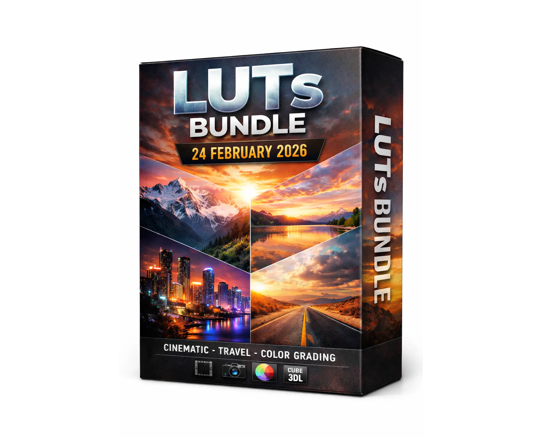تحميل LUTs Bundle (February 2026) – الحزمة السينمائية الأضخم لتصحيح ألوان الفيديو