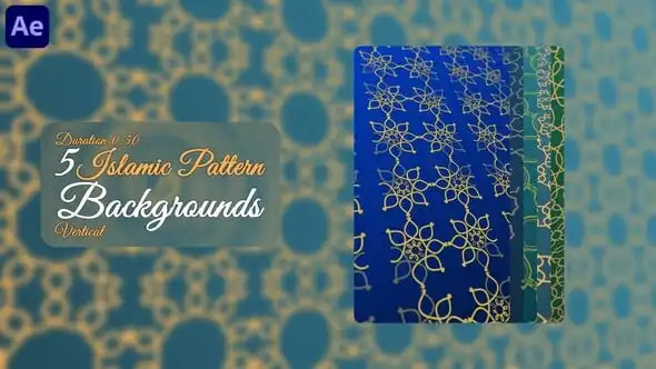 Videohive - Islamic Pattern Backgrounds - 61764812