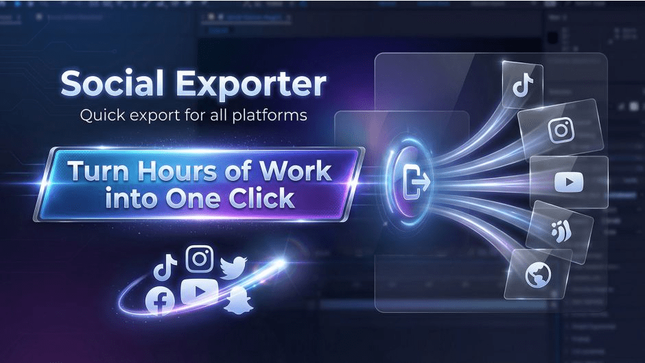 Aescripts - Social Exporter v1.1.0