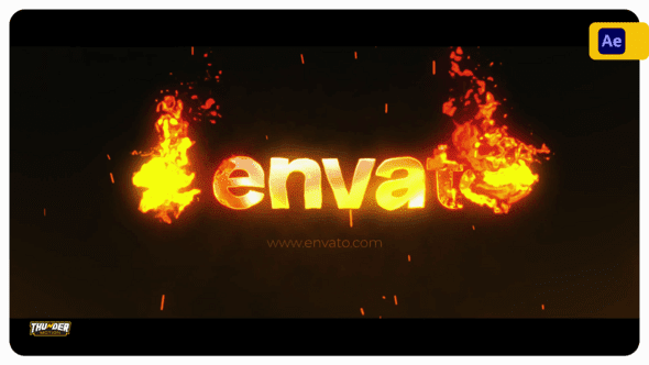 Videohive Epic Cinematic Fire Intro 61920878
