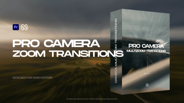 Videohive Pro Camera Zoom Transitions - 61897684 Premiere Pro Templates
