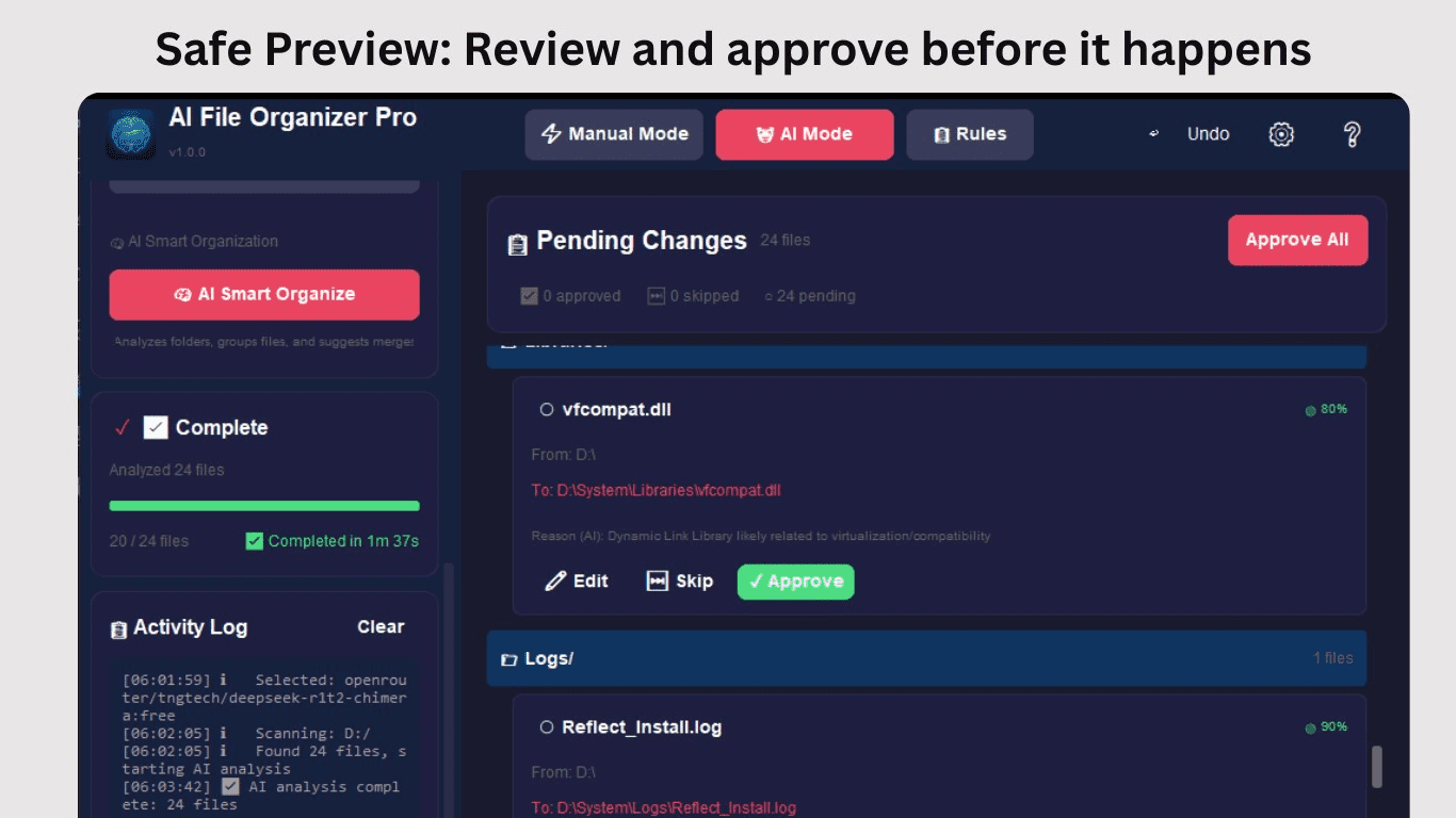 تحميل برنامج AI File Organizer Pro أحدث إصدار. الحل الذكي لتنظيم ملفاتك آلياً باستخدام تقنيات الذكاء الاصطناعي
