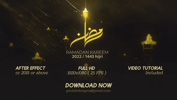 Videohive - Ramadan Kareem Opener l Islamic Quran Month l Ramadan Social Media - 36887598