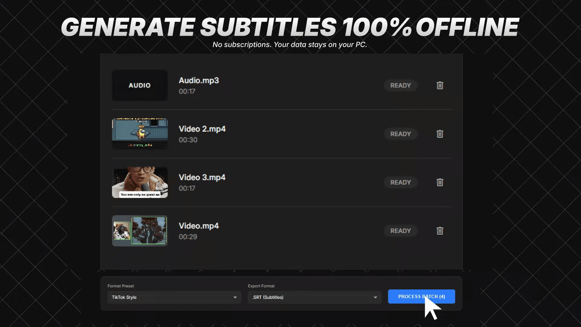 AI Video to SRT 1.1.2
