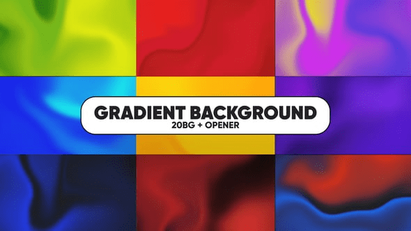 Videohive - Liquid Colorful Gradient Background - 62031827