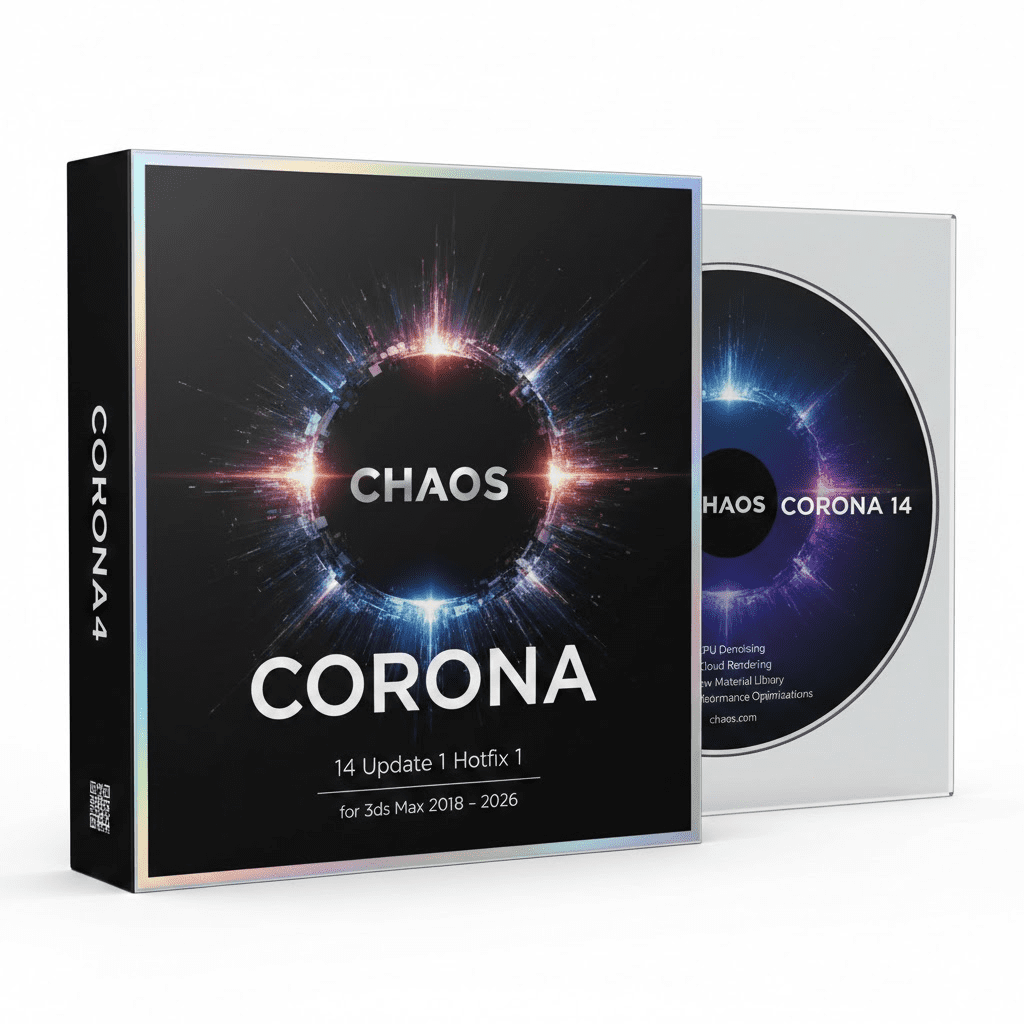 Chaos Corona 14 Update 1 Hotfix 1 for 3ds Max 2018 – 2026