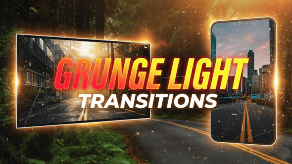 Videohive Grunge Light Transitions 61809573 22 مسودة تلقائية