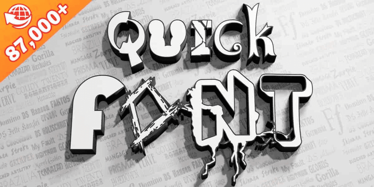 Blender - Quick Font Pro v1.3
