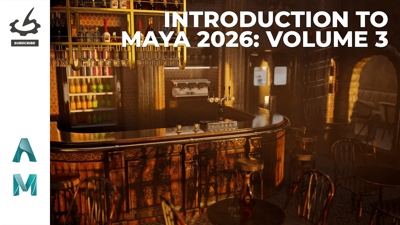 The Gnomon Workshop - Introduction to Maya 2026 Volume 3 13 The Gnomon Workshop - Introduction to Maya 2026 Volume 3