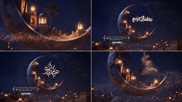 Videohive - Ramadan Kareem & Eid Mubarak - 61877712