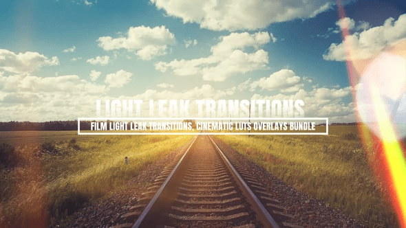 Videohive Film Burn Light Leak Transitions and Cinematic LUTs Overlays Bundle | MOGRT - 61854755