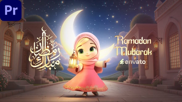 Videohive - Eid Al Adha Girl Dancing | MOGRT - 61792848 - Premiere Pro Templates