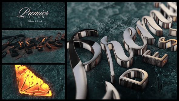 Videohive Gold-Silver-Metal And Hot Stone 41499286