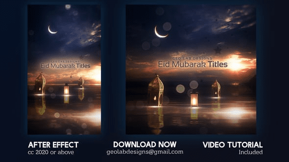 Videohive Eid Mubarak Titles 62253972