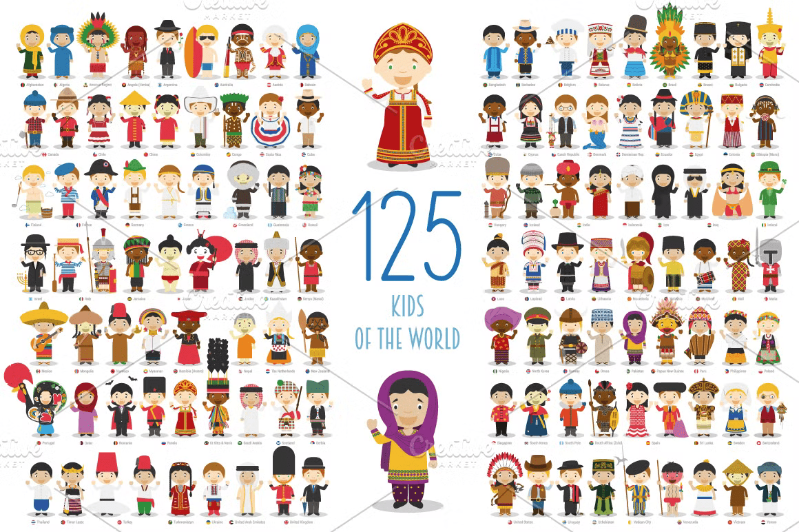 تحميل مجموعة Kids of the World Full Collection | فيكتور أطفال العالم 16 تحميل مجموعة Kids of the World Full Collection | فيكتور أطفال العالم
