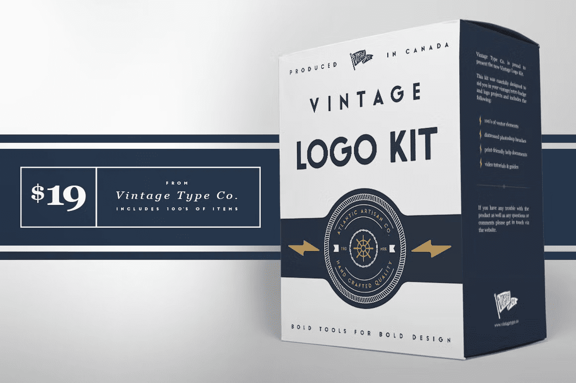تحميل مجموعة The Vintage Logo Kit | قوالب لوجو كلاسيكية احترافية 14 تحميل مجموعة The Vintage Logo Kit | قوالب لوجو كلاسيكية احترافية
