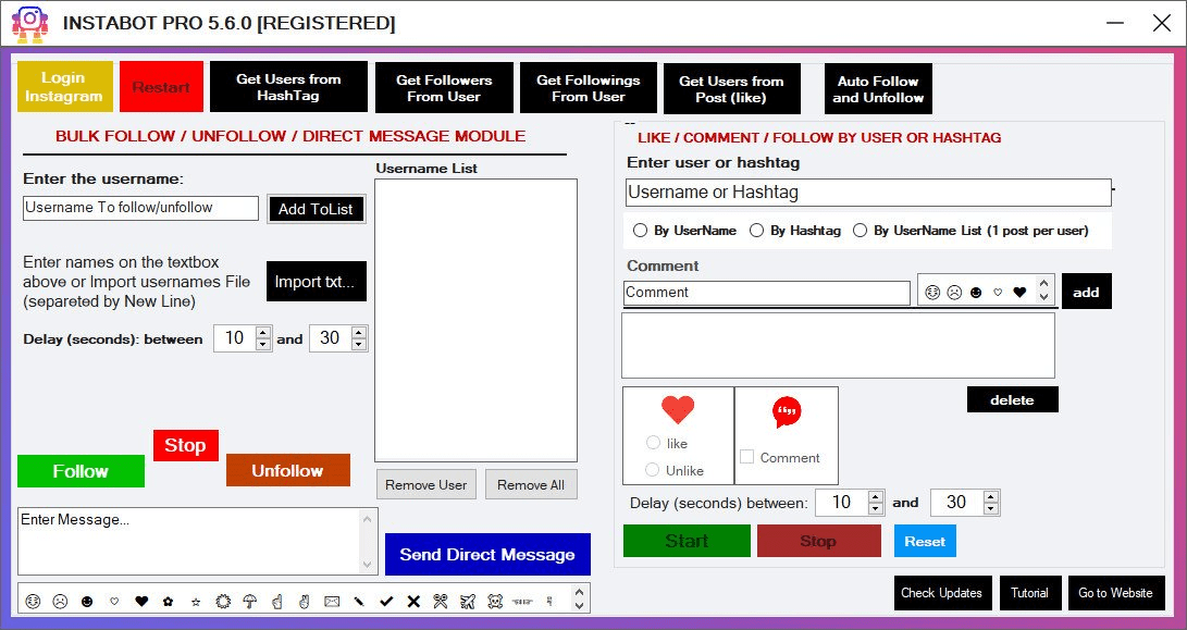 تحميل InstaBot Pro 7.3.1 كامل 2025 | العملاق لإدارة وتنمية حسابات إنستقرام 7 تحميل InstaBot Pro 7.3.1 كامل 2025 | العملاق لإدارة وتنمية حسابات إنستقرام