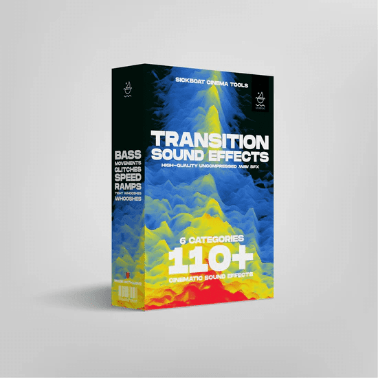 Sickboat Transition SFX أفضل حزمة تأثيرات صوتية للمونتاج: للسينمائيين 15 Sickboat Transition SFX أفضل حزمة تأثيرات صوتية للمونتاج: للسينمائيين