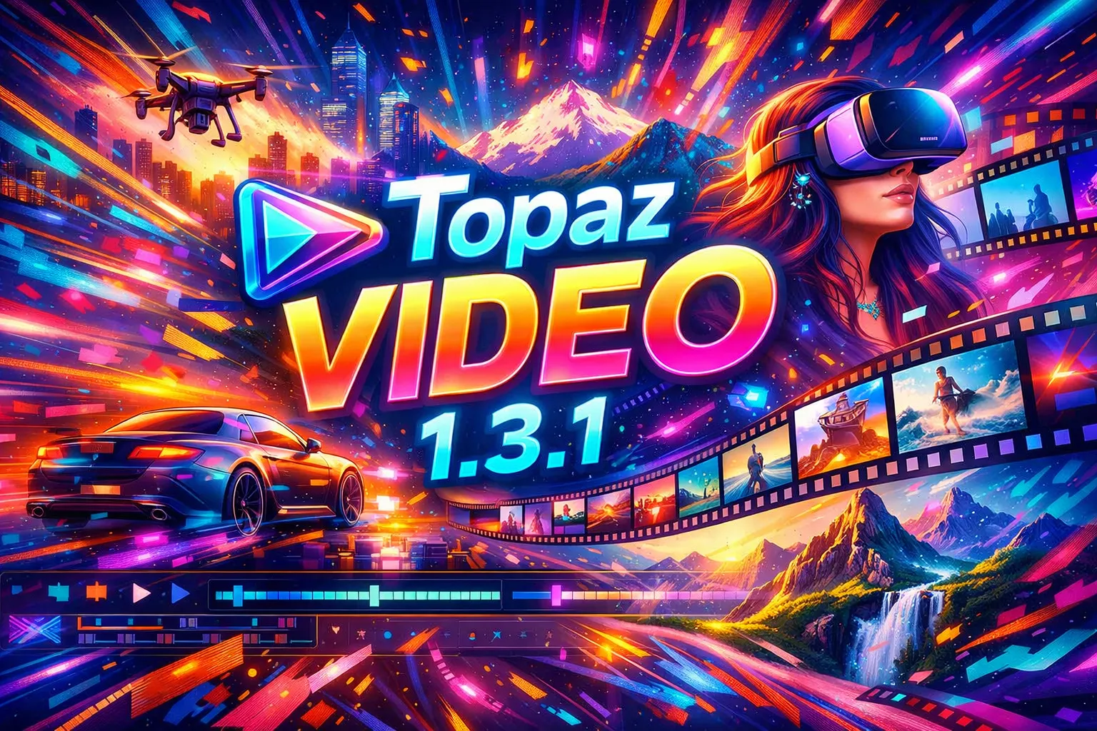 تحميل Topaz Video AI 5 كامل – البرنامج الأقوى عالمياً لرفع جودة الفيديو وإصلاح العيوب (2026)