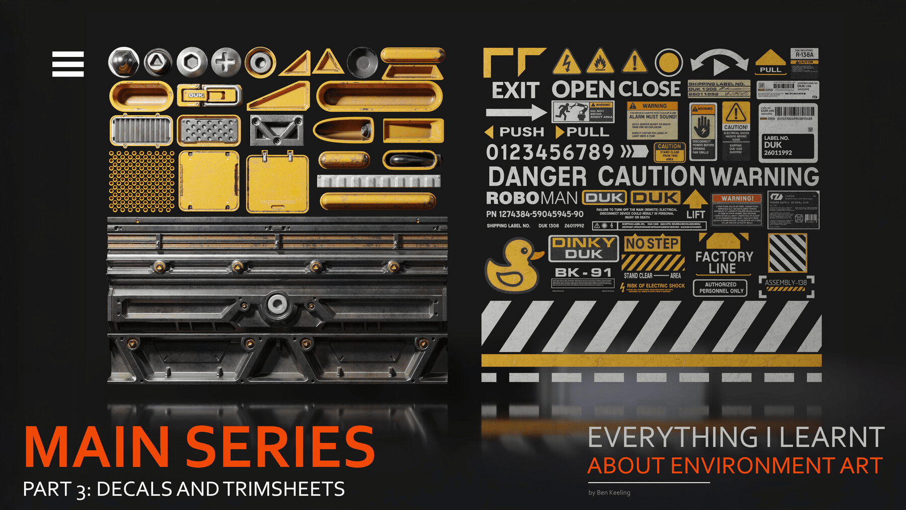 Artstation - Everything I learnt about Environment Art - Part 3 - Decals & Trimsheets