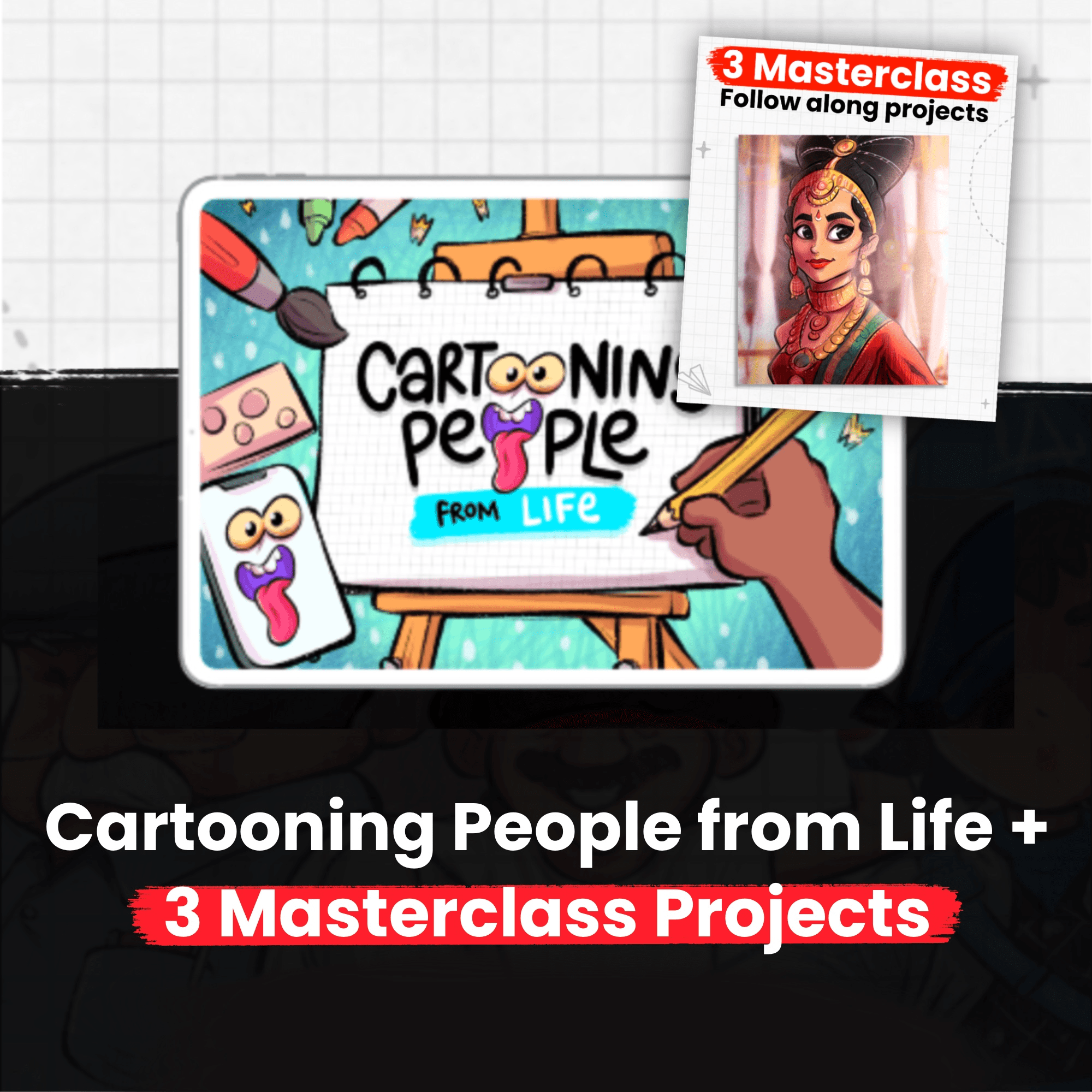 KeshArt Cartooning People from Life