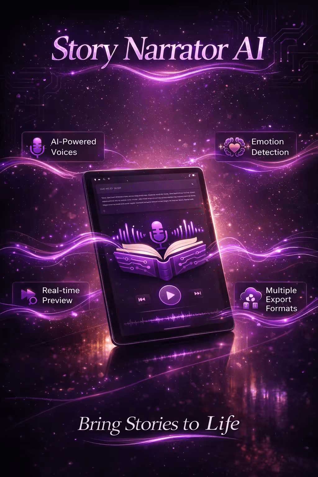 تحميل Story Narrator AI 1.0.0 - أقوى تطبيق لتوليد وسرد القصص بالذكاء الاصطناعي 2026