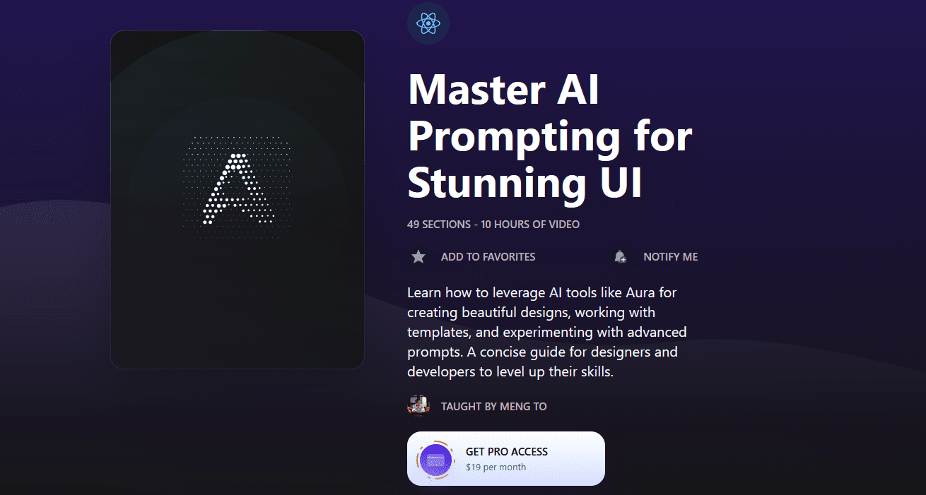 DesignCode - Master AI Prompting for Stunning UI