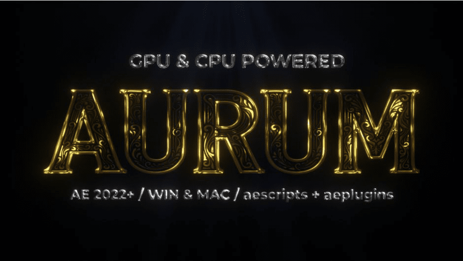 تحميل إضافة Aurum v1.0 لبرنامج After Effects – صانع النصوص والأشكال الذهبية لعام 2026 12 تحميل إضافة Aurum v1.1 لبرنامج After Effects – صانع النصوص والأشكال الذهبية لعام 2026
