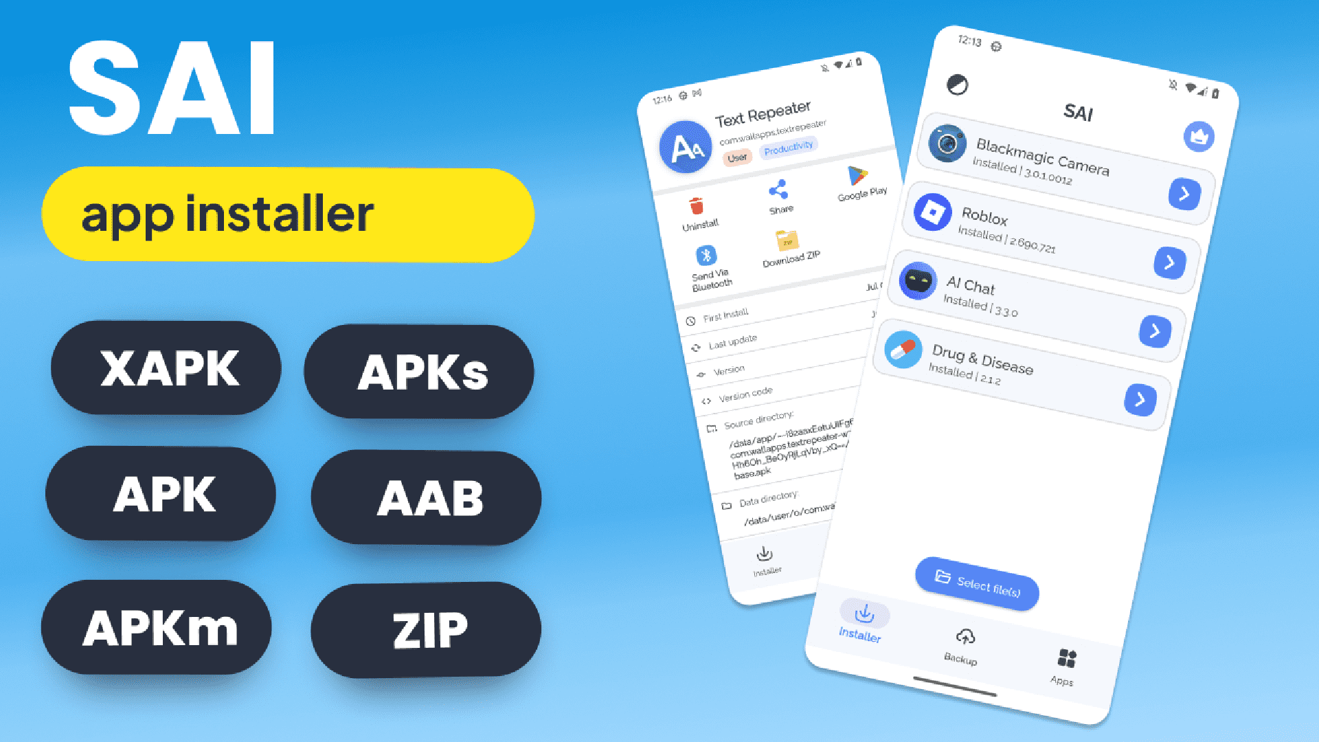 حل مشكلة تثبيت التطبيقات المجزأة: تحميل SAI (Split APKs Installer) v2.20.0 للأندرويد – الأداة الأقوى لتثبيت ملفات .apks و .xapk