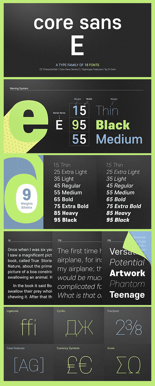 Core Sans E Font | Webfont & Desktop | MyFonts