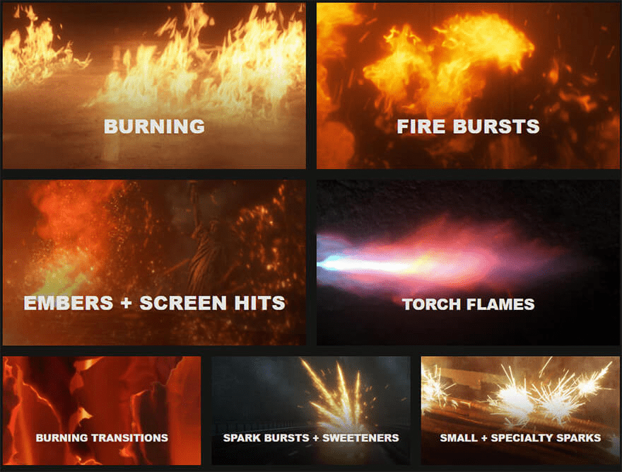 تحميل مكتبة Production Crate – Fire and Sparks – أضخم مجموعة مؤثرات نار وشرار سينمائية لعام 2026